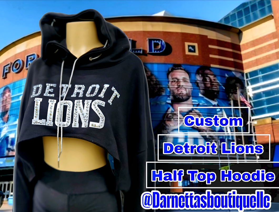 Cropped Lions Hoodie